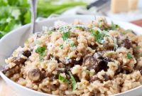 Creamy Instant Pot Mushroom Risotto