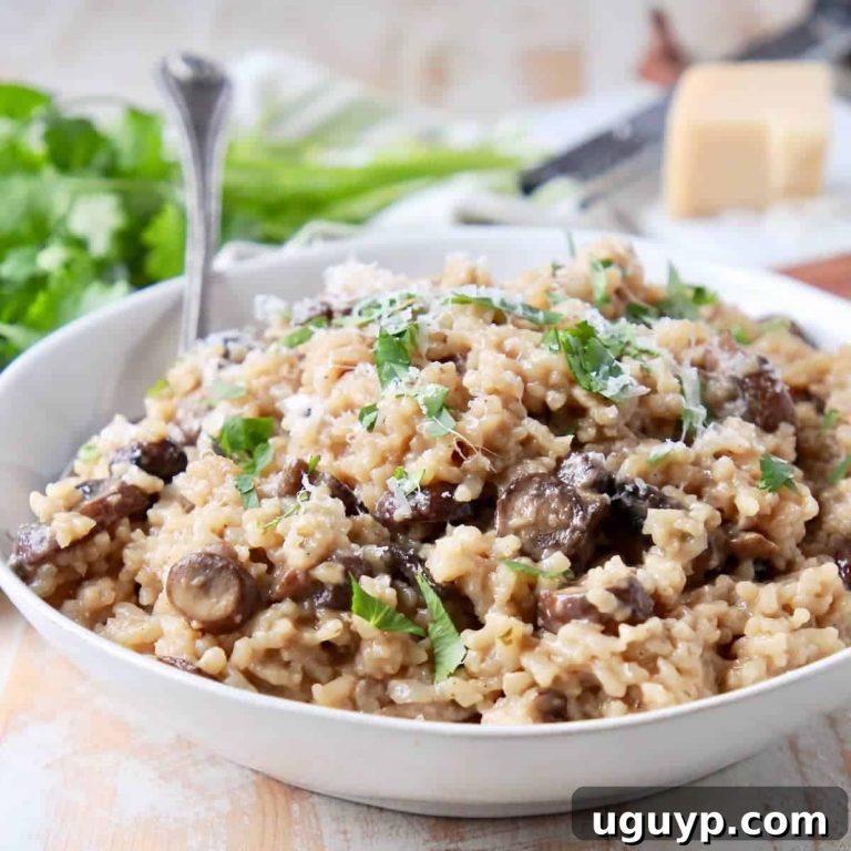 Creamy Instant Pot Mushroom Risotto 25 featured 31309