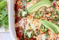 Zucchini Wrapped Keto Enchiladas