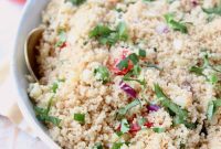 Charred Tomatillo and Sweet Corn Couscous