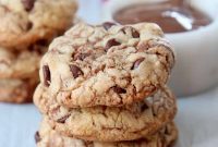 Decadent Nutella Chocolate Chip Cookies