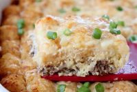Golden Tater Tot and Cheesy Morning Bake