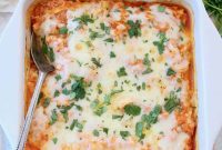 Zesty Buffalo Chicken Cauliflower Bake