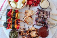 Flame-Kissed Charcuterie Board with Skewered Bites