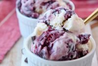 No Churn Cherry Chocolate Dream Ice Cream
