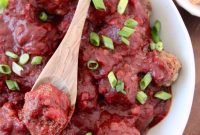 Bold Red Wine BBQ Beef Meatballs