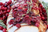 Ruby Cranberry Glazed Turkey Breast