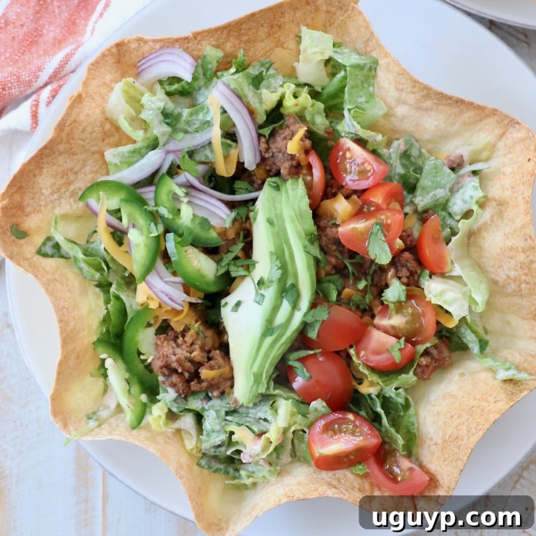 Loaded Beef Taco Salad 46 featured 54052