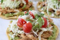 Fiesta Chicken Tostadas