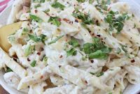 Creamy Garlic Parmesan Chicken Pasta