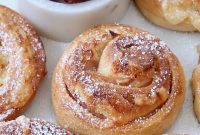 Sweet & Savory Ham and Cheese Swirls