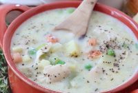Golden Chicken Pot Pie Soup