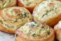 Dill Pickle Cream Cheese Pinwheels