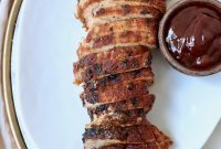 Garlic Rosemary Grilled Pork Tenderloin