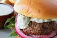 Decadent Blue Cheese Burger