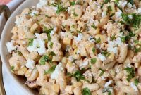 Creamy Street Corn Pasta Salad