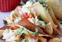Crispy Wonton Chicken Tacos