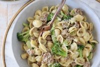 Robust Sausage and Broccoli Orecchiette