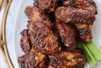 Smoky Glazed Chicken Wings