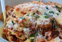 Cheesy Baked Ravioli Casserole