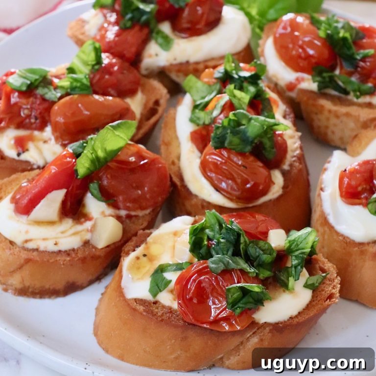 Blistered Tomato and Creamy Ricotta Bruschetta 24 featured 9179