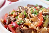 Spicy Gluten-Free Kung Pao Beef Noodles