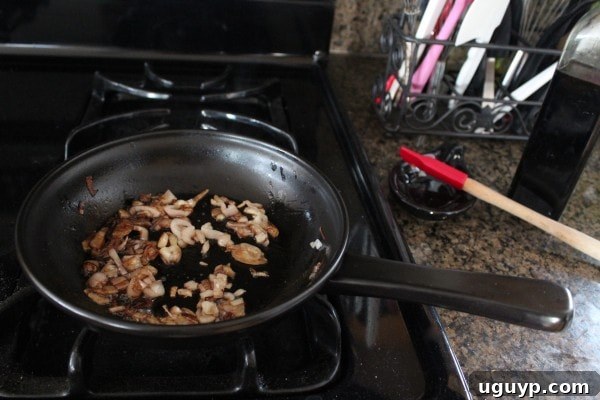 Caramelized Shallots for Peach Flatbread