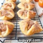 Delicious pumpkin filled pastries, perfectly golden brown.