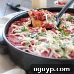 Baked Mediterranean Stuffed Shells in a close-up, ready to serve.
