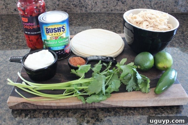 Mexican Chicken Salad Ingredients