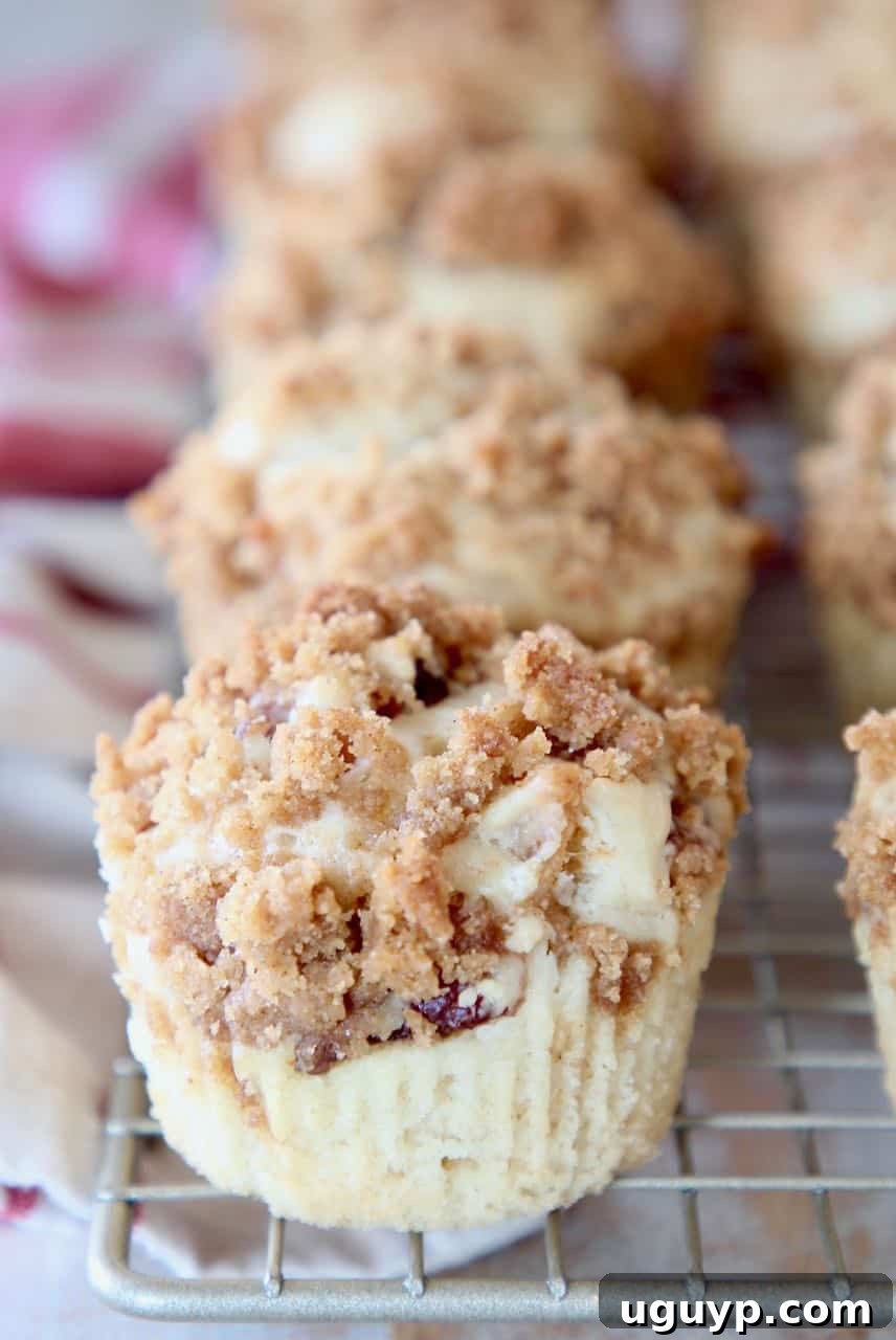 Delicious Bacon Maple Muffins with a brown sugar crumble cooling on a wire rack, ready to be enjoyed.