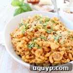 Buffalo Cheeseburger Macaroni in Large Bowl