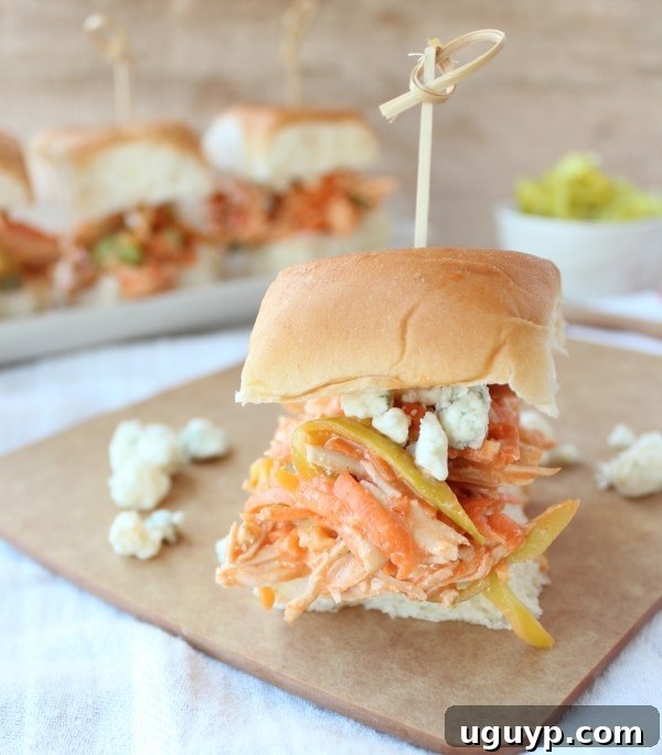 Delicious Buffalo Chicken Salad Sliders Ready to Serve