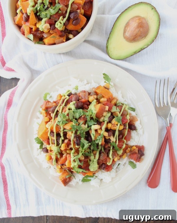Mexican Vegan Sweet Potato Casserole, a delightful and healthy plant-based meal.