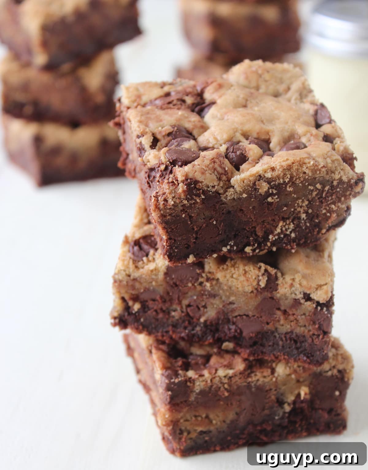 Ultimate Gluten Free Nutella Brookies Recipe with Fudgy Brownie and Chewy Cookie Layers