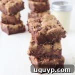 Gluten Free Nutella Brookies, a delicious layered dessert