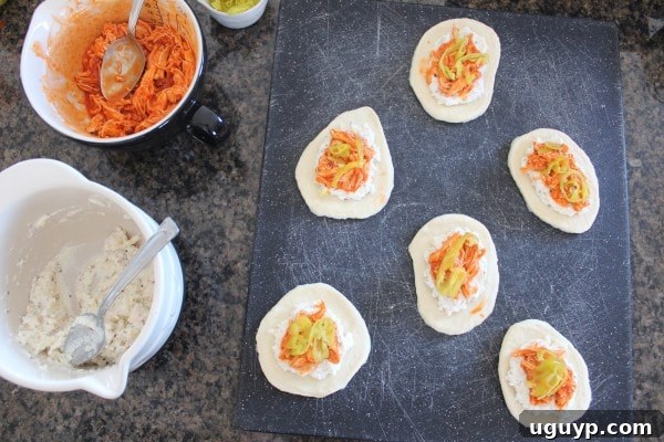 Buffalo Chicken Mini Calzones Recipe