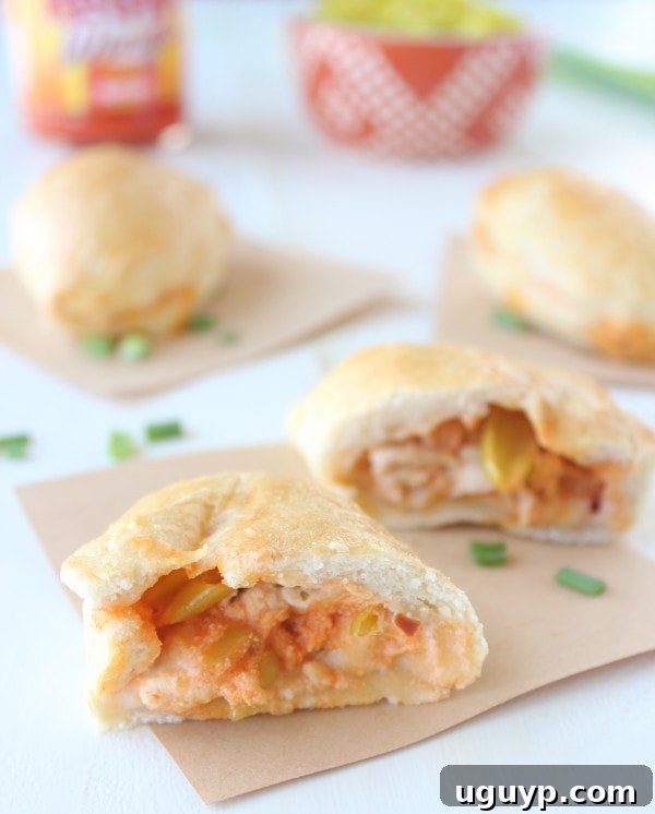 Buffalo Chicken Mini Calzones