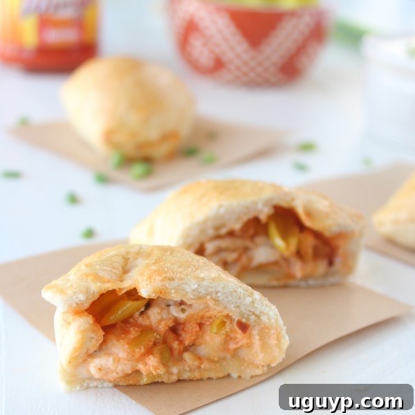 Buffalo Chicken Mini Calzones