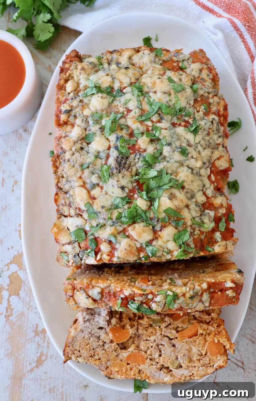 sliced meatloaf on plate