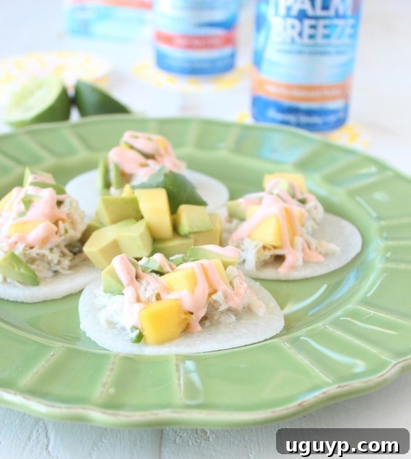 Light and refreshing Jicama Crab Tacos, perfect for summer gatherings and healthy eating