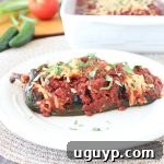 Gluten Free Stuffed Poblano Pepper Enchilada Recipe