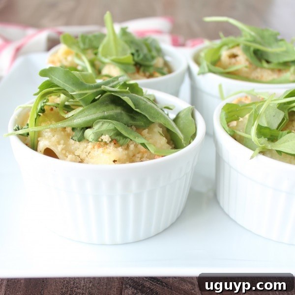 Baked Caesar Salad Pasta Cups on a serving board