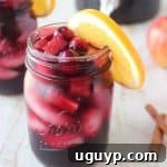 Cranberries and apples give this delicious sangria recipe tons of great fall flavors, mix up a pitcher to celebrate the holidays with friends and family!