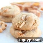 Salted Caramel Cashew Cookies Recipe thumbnail