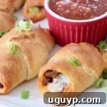 baked taco rolls on plate