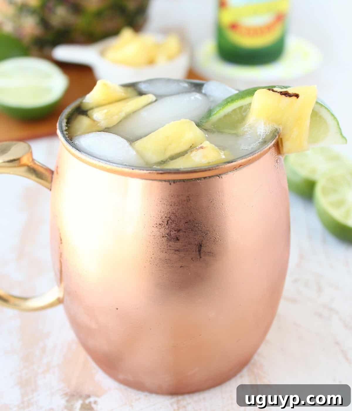 Grilled Pineapple Moscow Mule - A Refreshing Summer Cocktail for BBQs