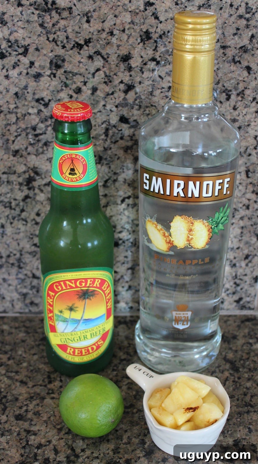 Ingredients for Grilled Pineapple Moscow Mule Recipe
