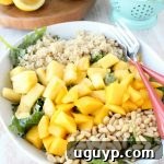 Pineapple Mango Kale Salad Recipe