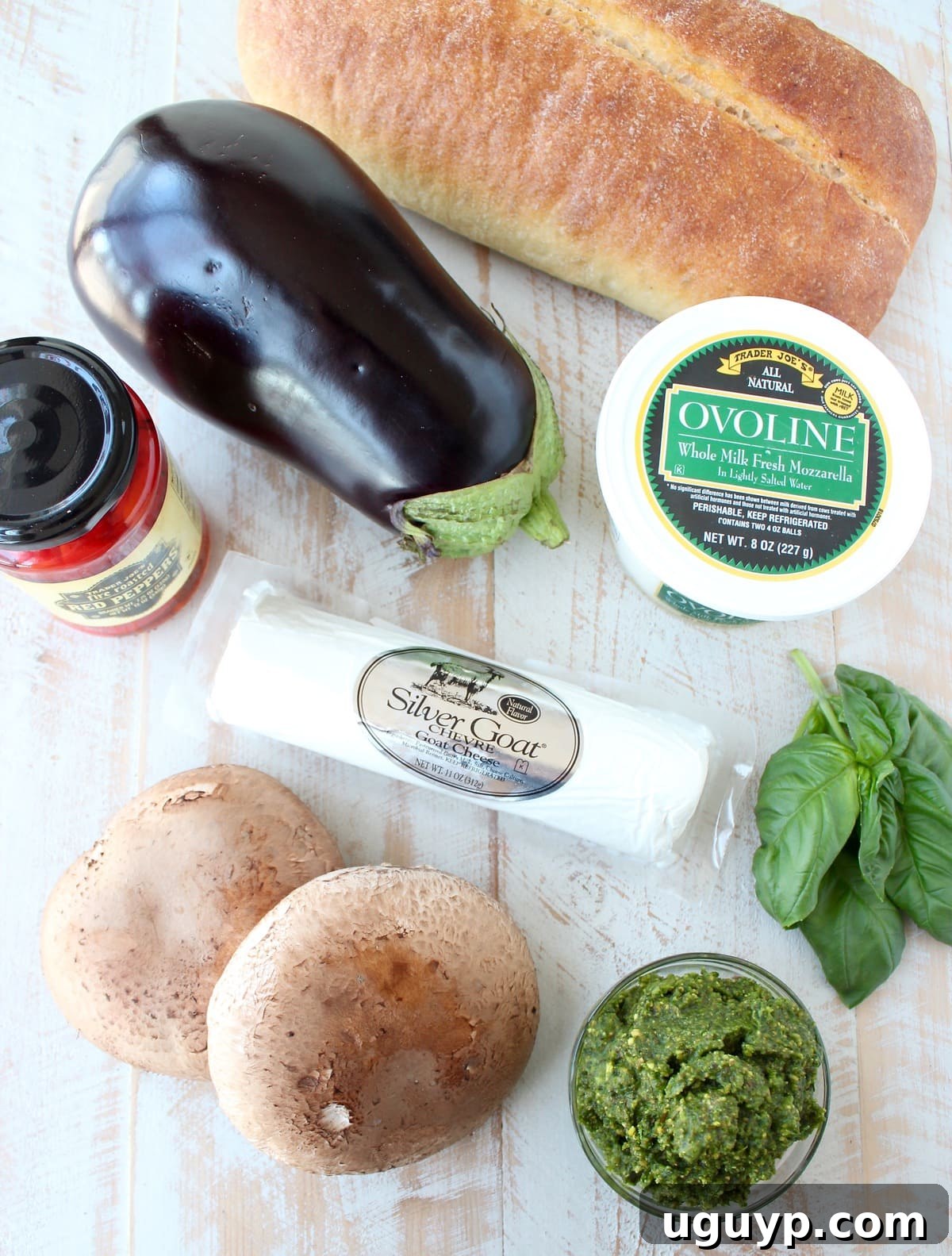 Grilled Vegetable Italian Panini Ingredients
